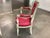 Stunning French Louis XVI-Style Pink Arm Chairs W/Painted Frames For Sale - Image 13 of 15