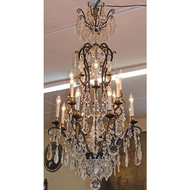Schonbek Versailles 2782 16 Light Monumental Crystal Chandelier For Sale In New York - Image 6 of 18