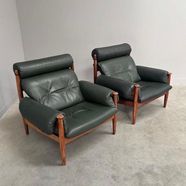 Lounge Chairs by Eric Merthen for Ire Möbel Ab, 1960s, Set of 2 For Sale - Image 6 of 16