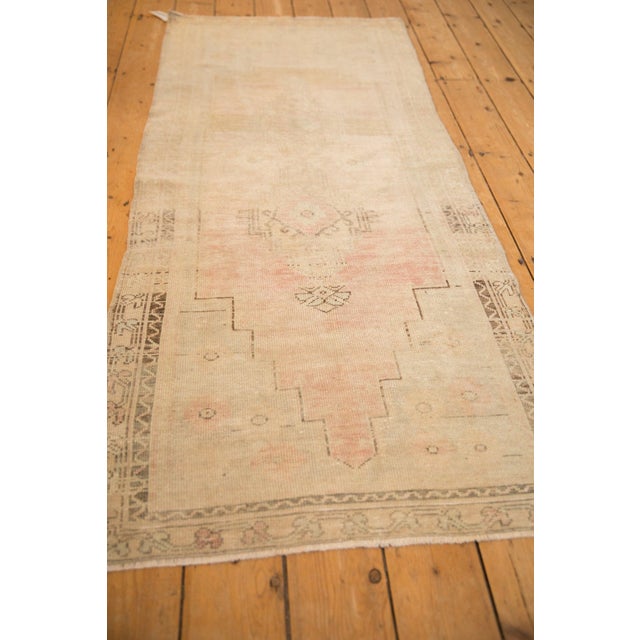 Traditional Vintage Distressed Oushak Rug Runner - 2'9" x 6'1" For Sale - Image 3 of 8