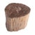 Made from one fossilized tree trunk, this organic petrified wood stool or side table is hand polished to show its...