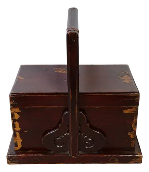 19th Century Chinese Hand Carved Meal Delivery and Lunch Box