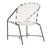 Not Yet Made - Made To Order Brown Jordan Kantan Aluminum Suncloth Arm Chair, Mica frame with White fabric For Sale - Image 5 of 11