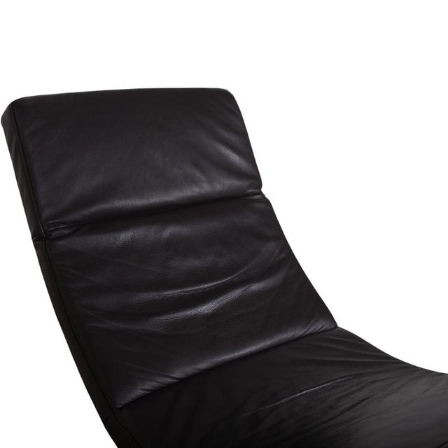 Animal Skin Leather Lounger in Brown with Manual Function by Willi Schillig For Sale - Image 7 of 17