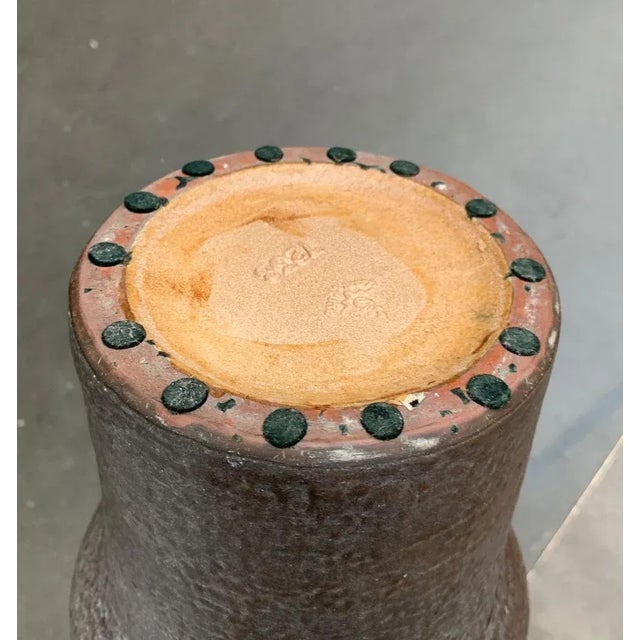 Large Vintage German Ceramic Floor Vase from Karlsruher Majolika For Sale - Image 17 of 18