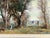 Textile Vintage Guy Cambier Belgian Romantic Landscape Oil Painting With Horsemen, C. 1960–1980 For Sale - Image 7 of 11