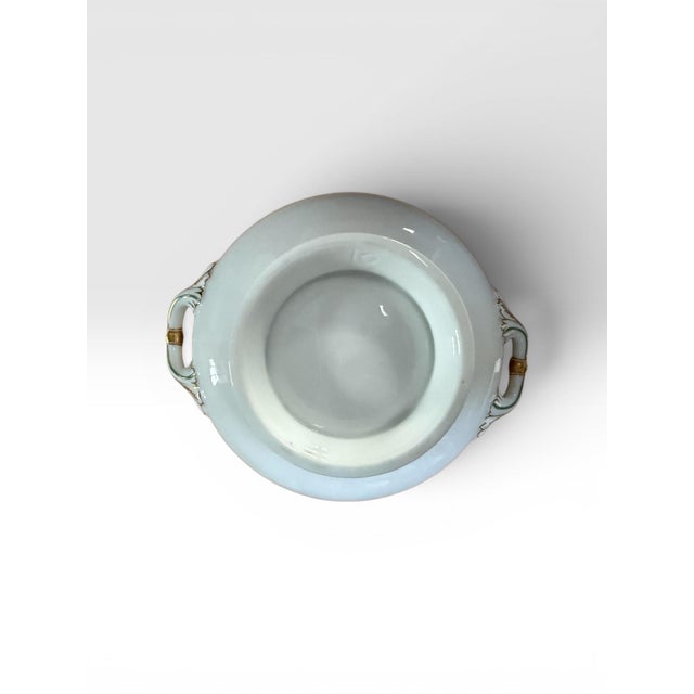 White Antique Richard Briggs Boston Neoclassical Dessert Service With Gold Gilt Eight-Piece Set For Sale - Image 8 of 18