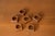 Wood Mid Century Modern Solid Teak Napkin Rings, Set of 6 For Sale - Image 7 of 7
