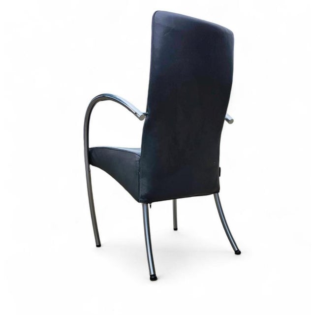 Leather Dining Chairs by Hennie de Jong, 1990s, Set of 6 For Sale - Image 9 of 17