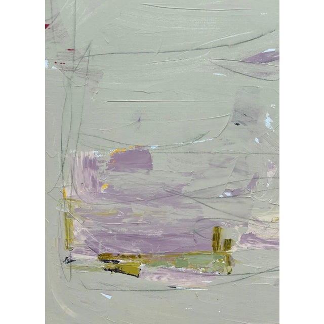 Textile "Imagine" Original Mixed Media on Canvas by Alexis Walter For Sale - Image 7 of 10