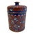 Antique Chinese Cloisonné Covered Tea Jar For Sale