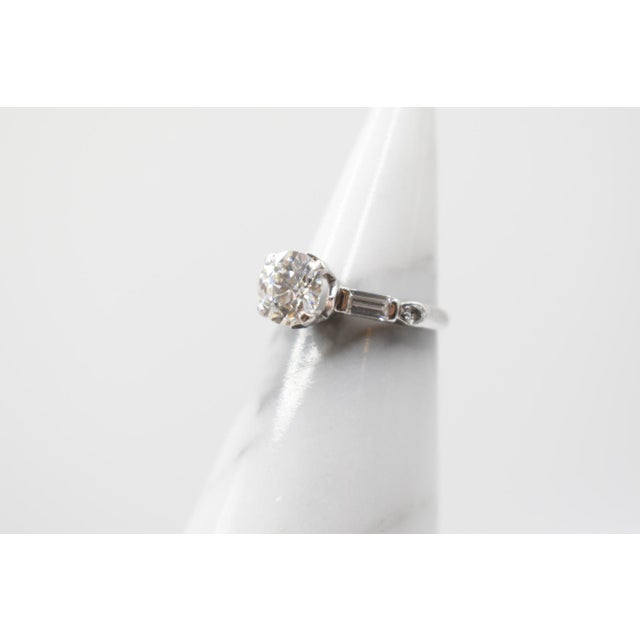 Late 19th Century Round Old European Cut Diamond Ring, Size 5 For Sale - Image 10 of 12