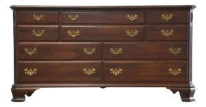 1960s Ethan Allen Georginian Court Cherry Dresser