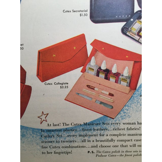 Ready for framing. Nestle's Coffee ad on the back.