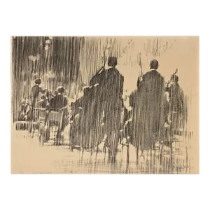 Lithograph Titled "In Concert" by Edna Glaubman