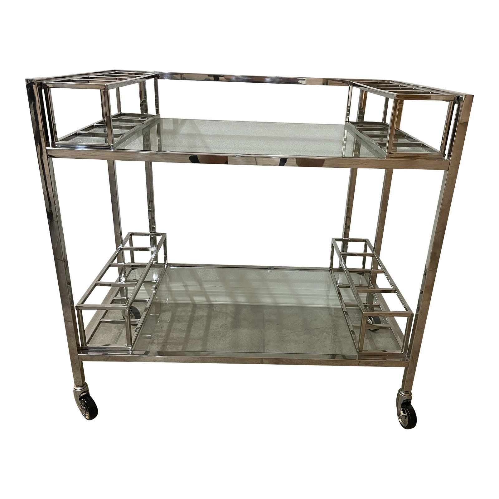 Restoration Hardware Bar Cart Chairish