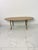 Metal Oval Brass Coffee Table with Marble Top, 1950s For Sale - Image 7 of 13