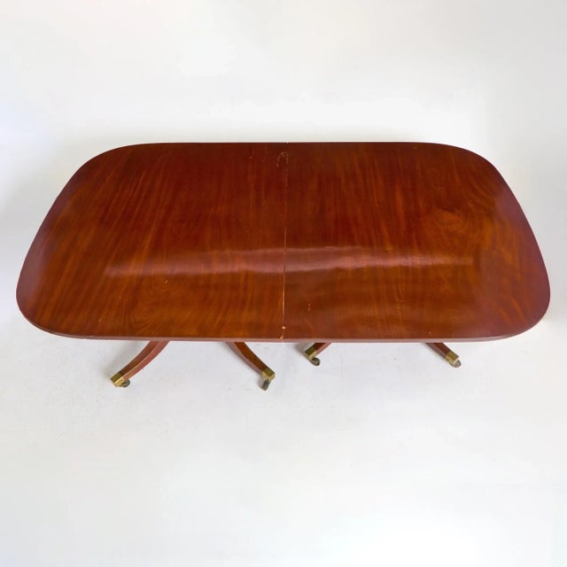 Exquisite Antique English George III-Style Mahogany Wood Dining Table For Sale - Image 9 of 10