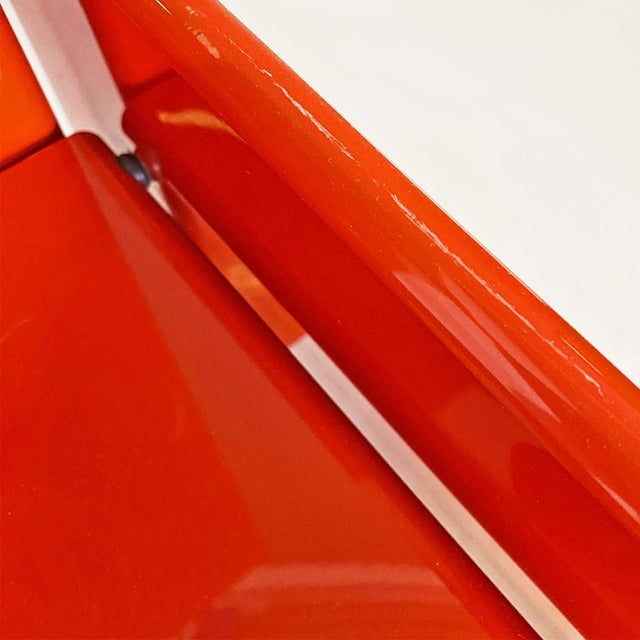 Kazuki Chairs in Red Lacquered Wood attributed to Kazuhide Takahama for Simon Gavina, 1969, Set of 6 For Sale - Image 14 of 18