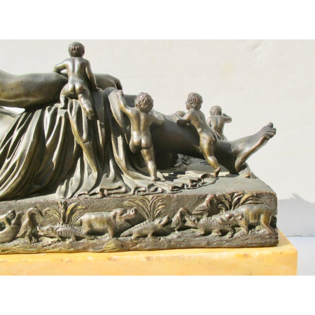 Grand Tour Bronze of the Nile River God For Sale - Image 11 of 17