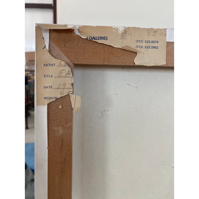 Listed Artist Lee Waisler (B. 1938) Abstract Etching in Gilt Wood Frame For Sale - Image 6 of 18