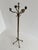 Vintage Brass Coat Rack with Shield Hooks and Twisted Column, 1960s For Sale - Image 12 of 18