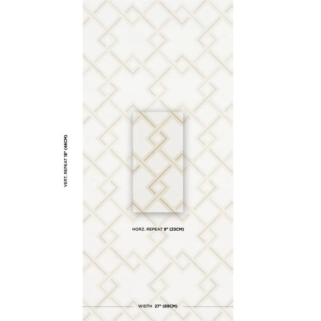 Inspired by pagoda architecture, Neisha Crosland's Mah Jong is an interesting interlocking lattice pattern and an elegant...