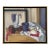 Padwa Framed Oil Painting on Canvas Still Life With Vases For Sale