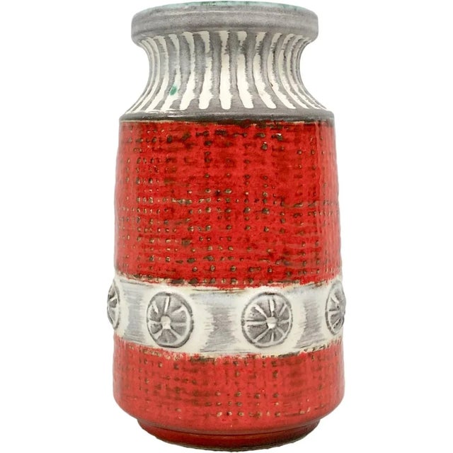 Gray Mid-Century Ceramic Vase No 88-17 from Bay Keramik, 1970s For Sale - Image 8 of 8