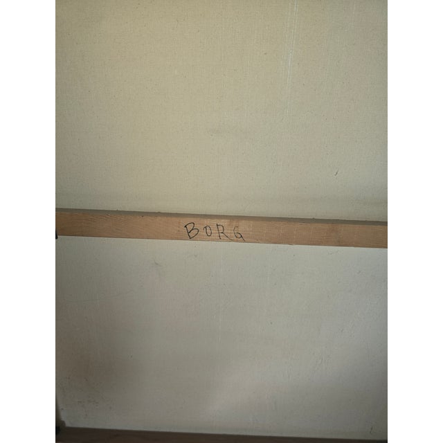 Late 20th Century Oil Painting of Muscular Male Nude For Sale - Image 10 of 10