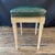 French Louis XVI Leather Stool Bench or Ottoman With Original Paint For Sale In Portland, ME - Image 6 of 10