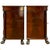 1990's Regency Empire Nightstand Pair - Mahogany - Lion Paw Feet - Hickory-White For Sale - Image 10 of 15
