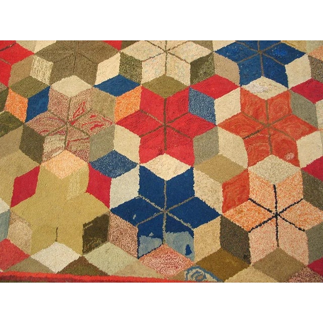 Textile Early 20th Century American Hooked Rug ( 5'8" x 11' - 173 x 335 ) For Sale - Image 7 of 7