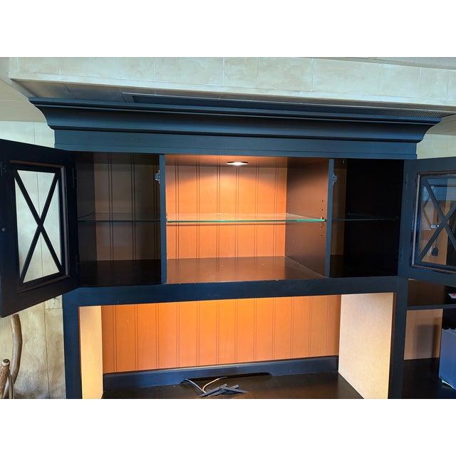 This Multi-functional Computer Desk with Hutch has it all. Desk itself has.... pull out work table with pull out keyboard...
