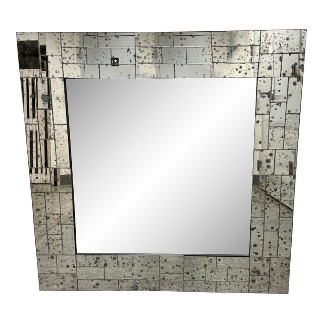 Coaster Fine Furniture Mirrored Paneled Wall Mirror For Sale