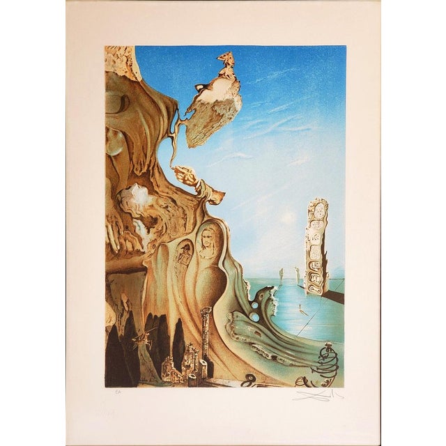 Salvador Dali, Monument Impérial À La Femme Gala (Memoire du Femme-Enfant ), Lithograph For Sale - Image 8 of 8