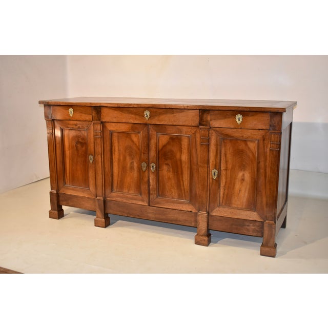 18th Century French Directoire Enfilade Made From Walnut For Sale - Image 13 of 13