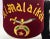 Burgundy Vintage Al Malaikah Masonic Shriner Burgundy Wool Fez Hat For Sale - Image 8 of 12