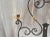 Metal Hand Wrought Iron Candle Sconce For Sale - Image 7 of 10