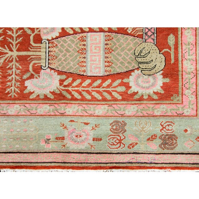 Early 20th Century Central Asian Khotan Rug For Sale - Image 13 of 14
