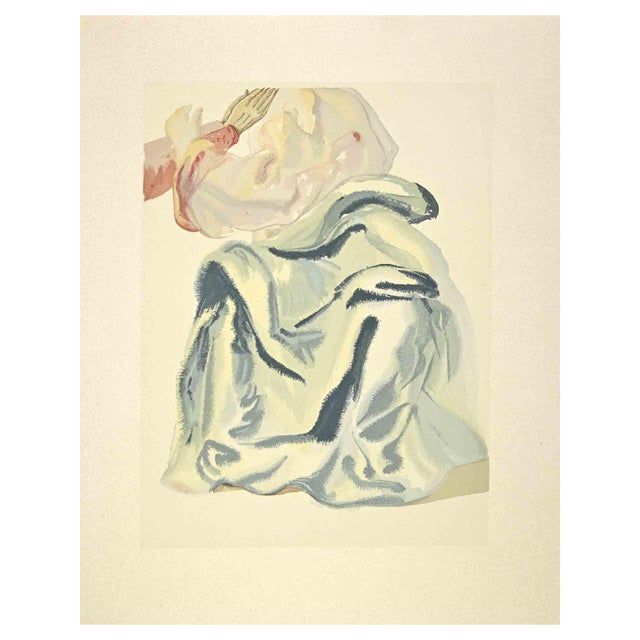 Salvador Dali, The Beauty of Beatrice, Woodcut, 1963 For Sale