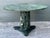 Vintage Green Marble Pedestal Table For Sale - Image 4 of 12