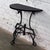 Early 20th Century Art Deco Italianate Demilune Table Black Painted Hand Wrought Iron Base For Sale - Image 6 of 18