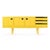 Yellow Lacquered Wood Console Table, 1960s For Sale - Image 5 of 5