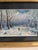 1920s Framed Artist Watercolor Snow Scene Painting For Sale - Image 4 of 7