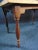 Brown Custom Country Style Tiger Maple & Walnut Farm Table For Sale - Image 8 of 9