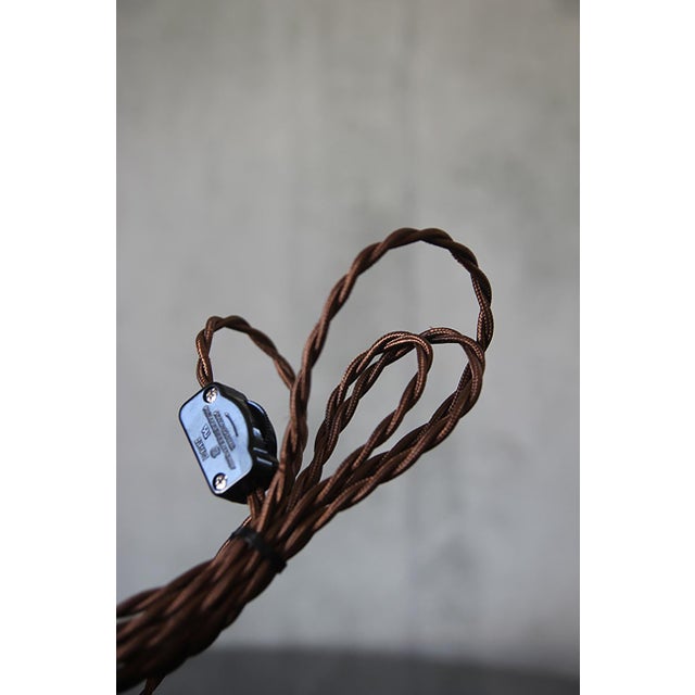 1970s Brazilian Freeform Wood Table Lamp, Sculptural Design For Sale - Image 9 of 9