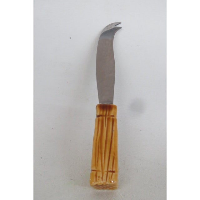 Mid 20th Century Mid Century Modern Argilia Ceramic Handled Cheese Knife For Sale - Image 12 of 12