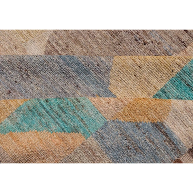 Hand-Knotted Modern Casual Rug by Keivan Woven Arts 10'5 X 13'10 For Sale - Image 11 of 12