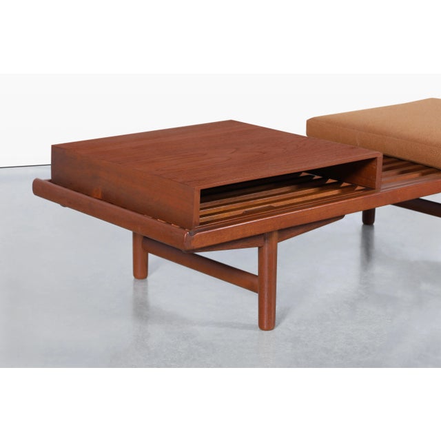 Norwegian Teak Modular Bench/Coffee Table by Gerhard Berg for Westnofa For Sale - Image 9 of 12